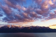 Sunset view from Corseaux
