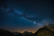 Milkyway over Grimentz