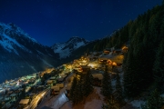 Grimentz at night