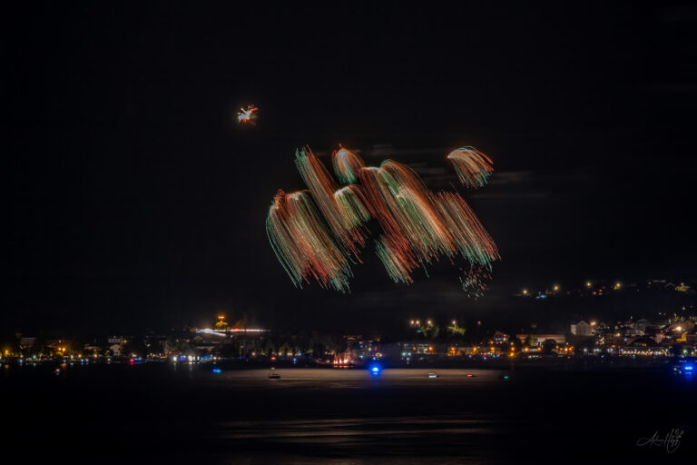 2026-07-31 Le Bouveret fireworks / Le Bouveret Feuerwerk